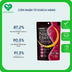 Trà giảm cân Night Diet Tea Beauty Collagen Orihiro