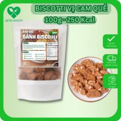 Bánh giảm cân biscotti vị cam quế